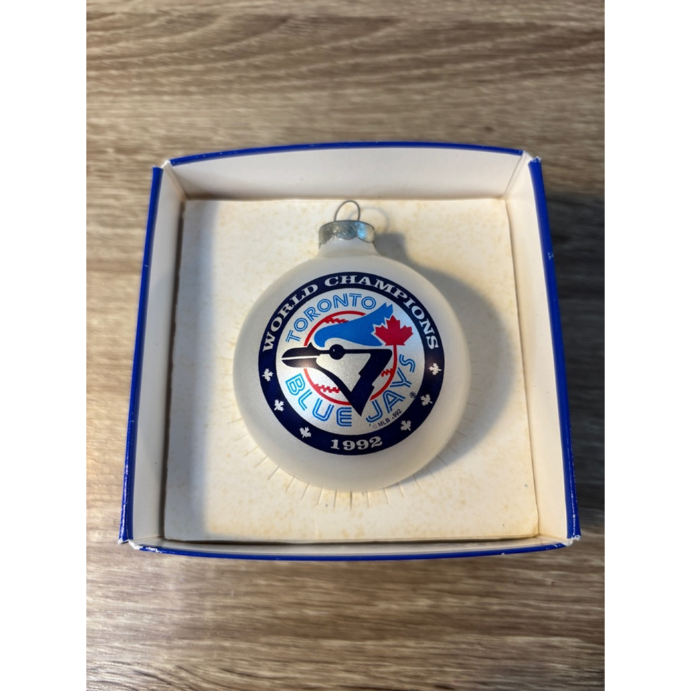 Vintage Toronto Blue Jays World Champions 1992 Christmas Ornament With Box